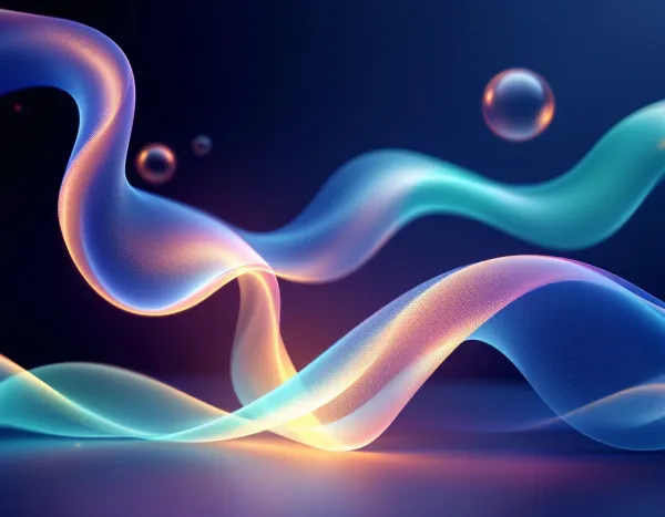 Brand abstract art example